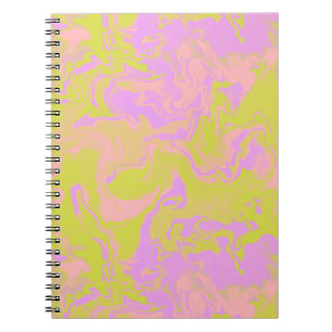 Pink Lemonade Marbled Notebook