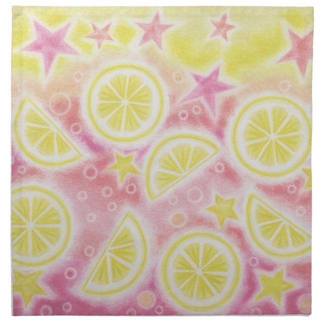 Pink Lemonade napkin set (Front)