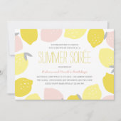 Pink Lemonade Party Invite (Front)