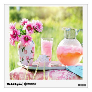 Pink lemonade picture wall decal