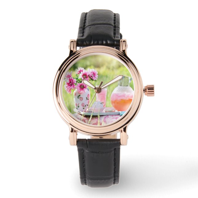 Pink lemonade picture watch (Front)