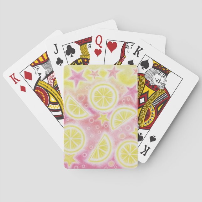 Pink Lemonade playing cards (Back)