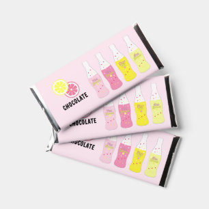 Pink Lemonade Soda Pop Sweet One First Birthday Hershey Bar Favors
