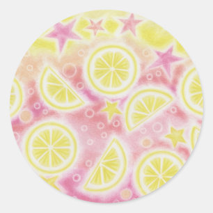 Pink Lemonade sticker round