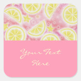 Lemon Slices Punch NEW Creative Memories BLOCK STICKER Pink Lemonade 