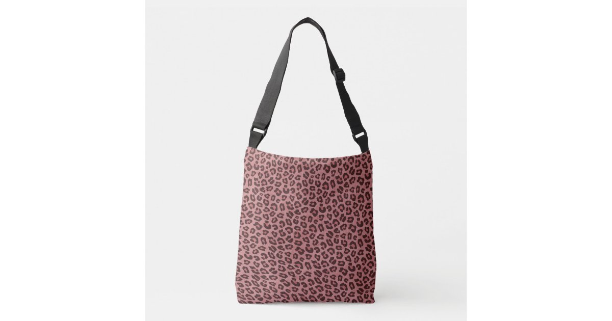 Animal print and pink crossbody bag, Bags