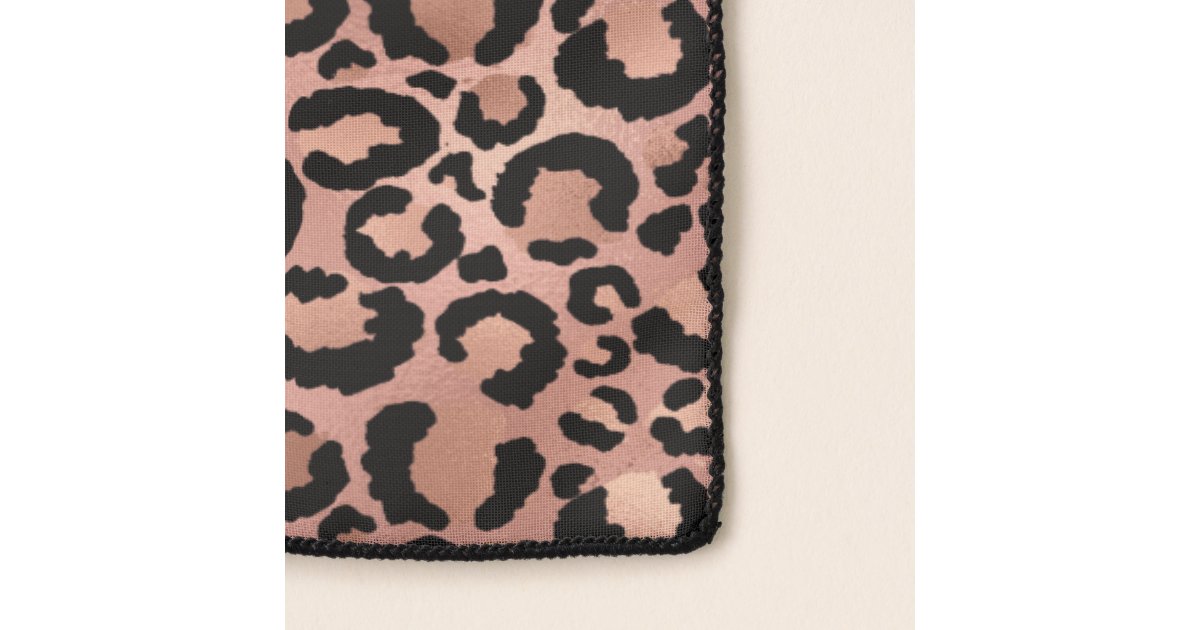 Leopard Print in Pastel Pink, Hot Pink and Fuchsia Scarf