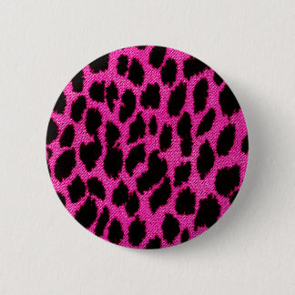 Pink Leopard Button