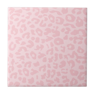 Pink Leopard Ceramic Tile
