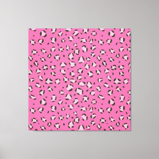 Pink Leopard / Cheetah Pattern (animal pattern) Canvas Print