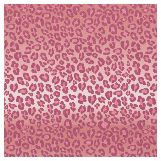 Pink Leopard Fabric
