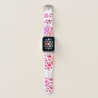 Pink Leopard Geometric Apple Watch Band