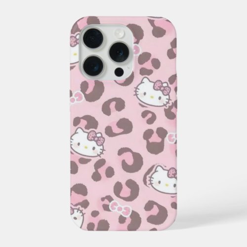 Pink Leopard Heart Phone Case | Cute Aesthetic Che