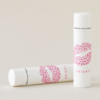 Pink Leopard Kiss - Cute Lip Balm