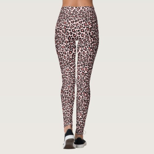 Pink Leopard Leggings