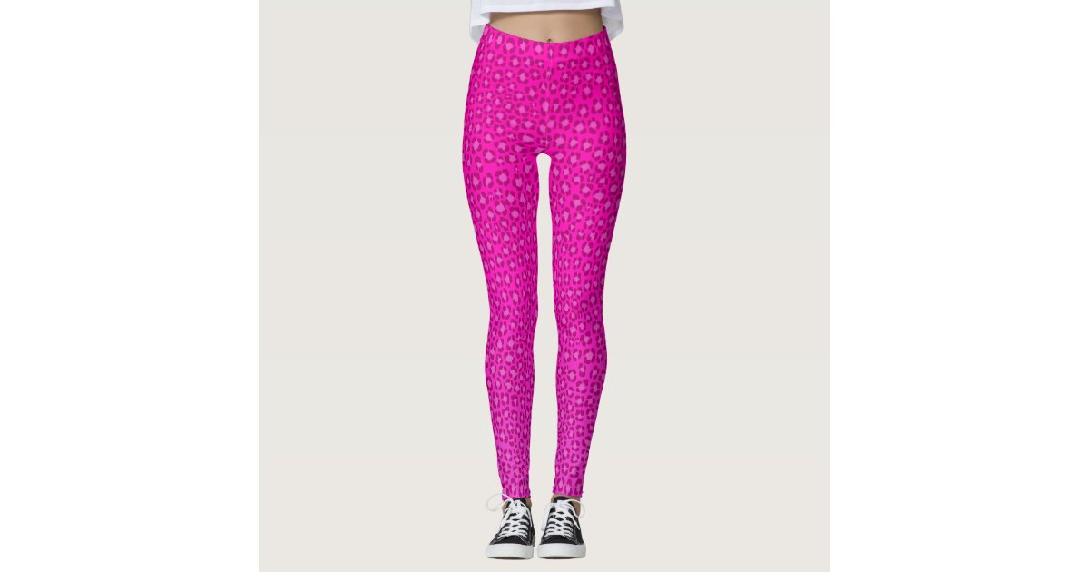 Pink Leopard Leggings