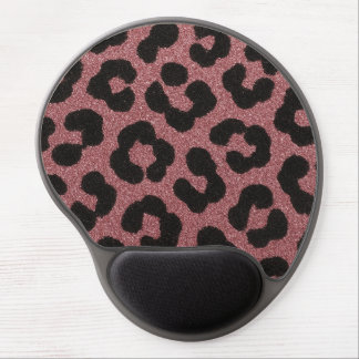 pink leopard mouse pad
