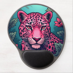 Pink leopard mousepad