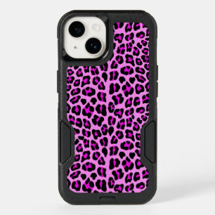Pink Leopard OtterBox iPhone 14 Case