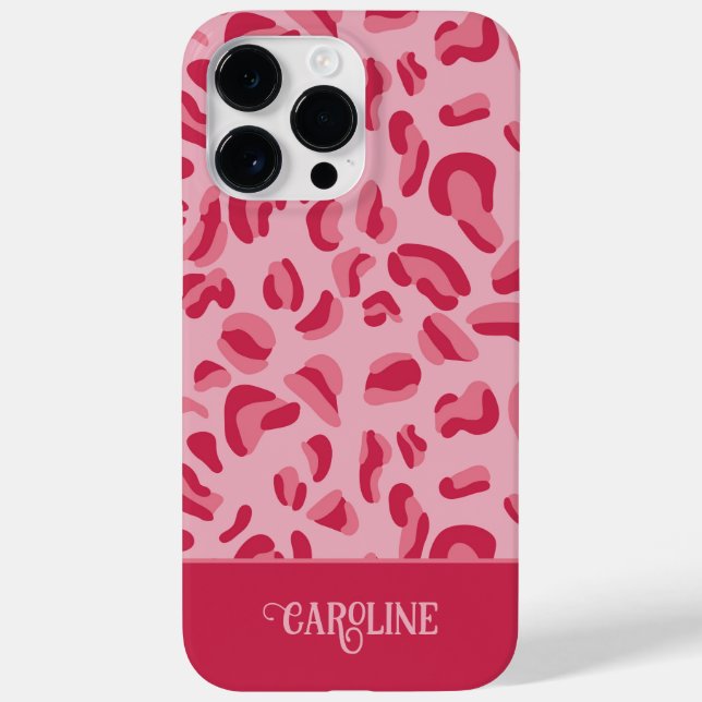 Pink Leopard Pattern Case-Mate iPhone Case (Back)