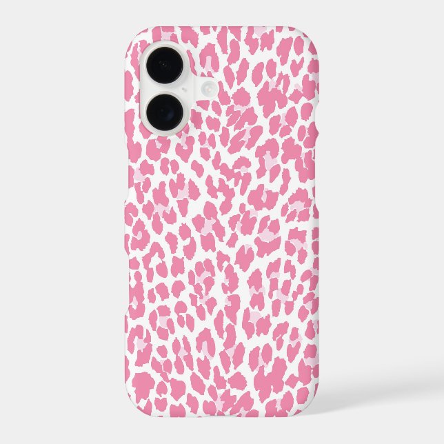 Pink Leopard Pattern Iphone Case (Back)