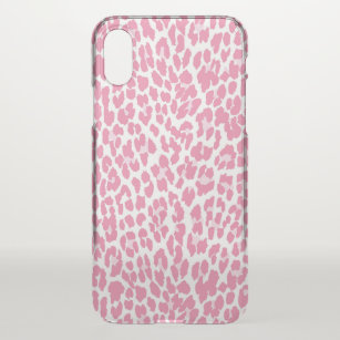Pink Leopard Pattern iPhone XS Case