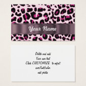 Pink leopard print (Front & Back)