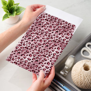 Pink Leopard Print Artistic Wild Cat Fur Texture Envelope Mailers