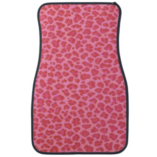 Pink Leopard Print Car Mats Zazzle