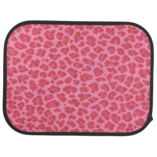 Pink Leopard Print Car Mats Zazzle