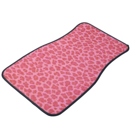 Pink Leopard Print Car Mats Zazzle