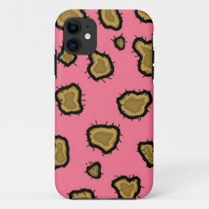 Pink Leopard Print iPhone 11 Case