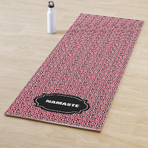PINK LEOPARD PRINT Eco-friendly Yoga Mat