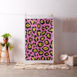 Pink Leopard Print Fabric