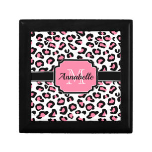 Pink Leopard Print Gift Box