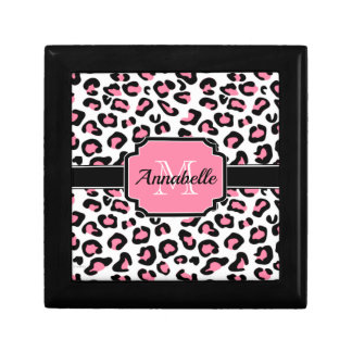 Pink Leopard Print Gift Box