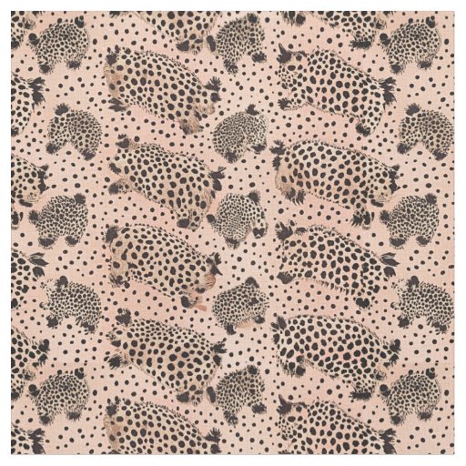Pink Leopard Print Pattern – Chic Animal Fabric