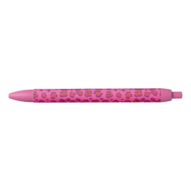 Pink Leopard Print Pen (Front)
