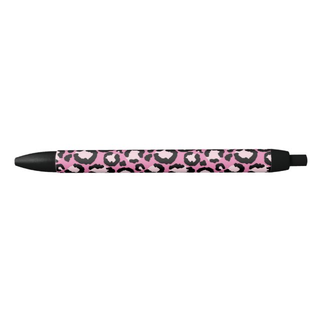 Pink Leopard Print Pen (Front)