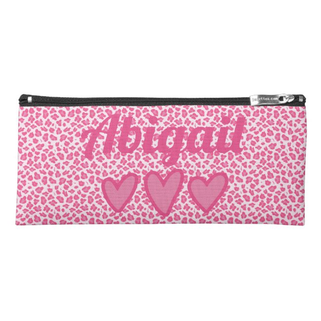 Pink Leopard Print - Personalized