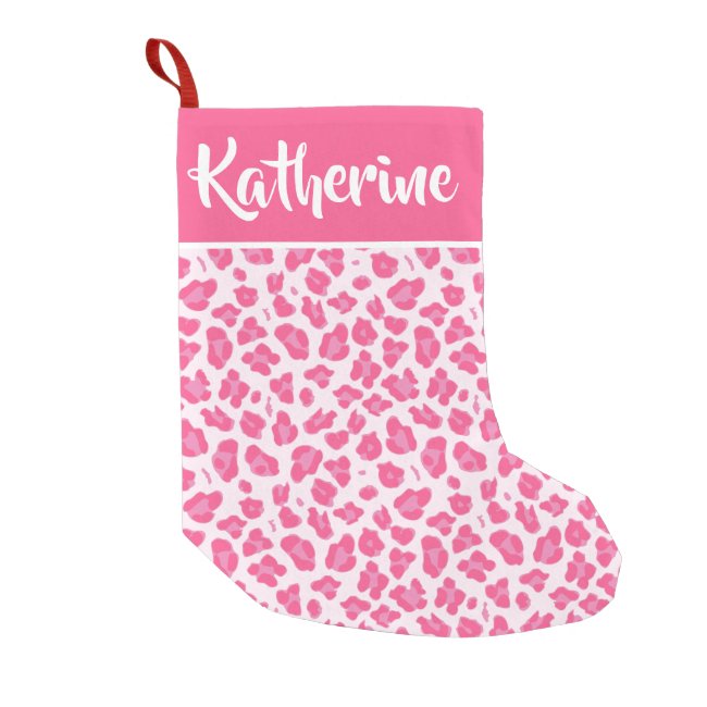 Pink Leopard Print - Personalized