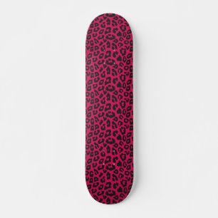 pink Leopard Print  Skateboard