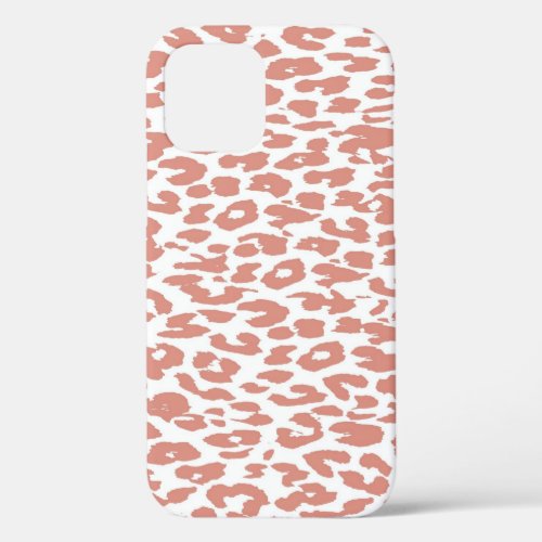 Pink Leopard Print Skin iPhone 12 Pro Case