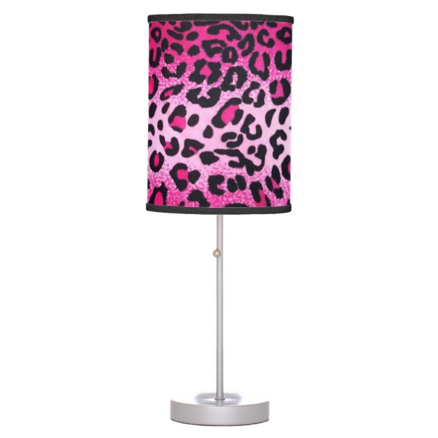 pink cheetah lamp