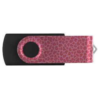 Pink Leopard Print USB Flash Drive