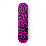 Pink Leopard Skateboard