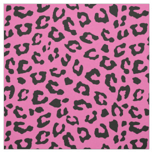 Pink Leopard Spot Skin Pattern Fabric