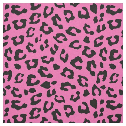 Pink Leopard Spot Skin Pattern Fabric