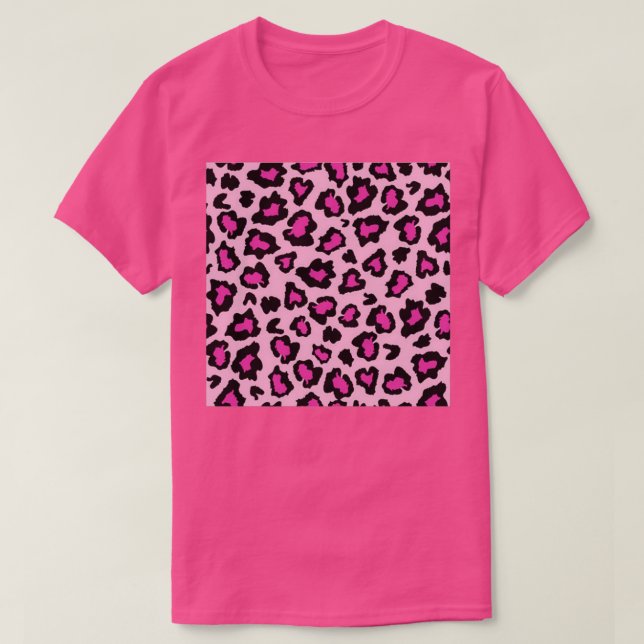 Pink leopard spots African print T-Shirt (Design Front)