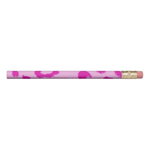 Pink Leopard Spots Pencil